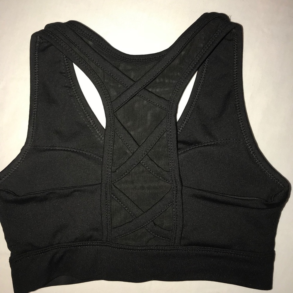 Black Sports Bra - Picture 2 of 2